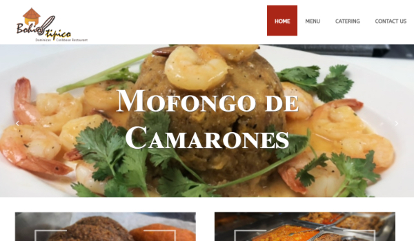 Bohio Tipico Restaurant Website