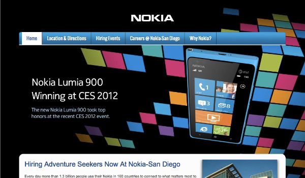 Nokia Website